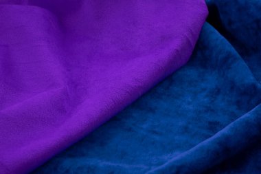 kumaş dokusu arkaplanı, mavi ipek kumaşı kapat