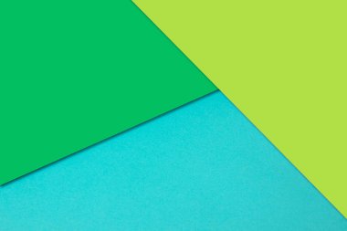 Yeşil ve mavi kağıtlı soyut arkaplan