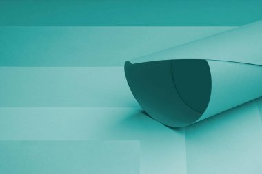 soyut 3d oluşturma arkaplanı. Beyaz şekilli minimal geometrik desen.