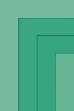 Yeşil ve beyaz geometrik şekilli soyut arkaplan