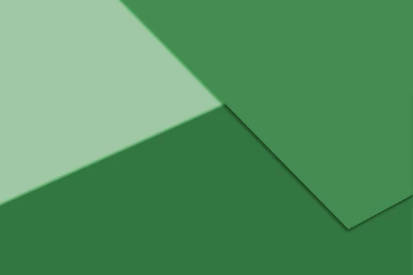 抽象的な幾何学的背景と緑と白の四角形 — ストック写真