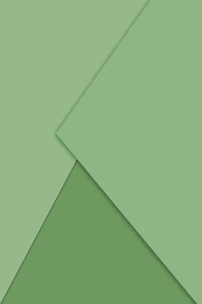 Абстрактный Фон Зеленой Бумагой Вырезанной Тени — стоковое фото