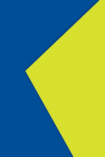 Синій Фон Жовтим Папером Тіні Векторна Ілюстрація — стокове фото