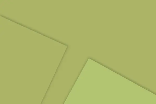 Зеленый Бумажный Вырез Фоне Рендер — стоковое фото
