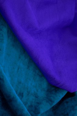 Mavi kumaş dokusu arkaplanı