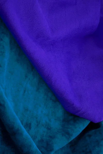 Tessuto Blu Sfondo Texture — Foto Stock