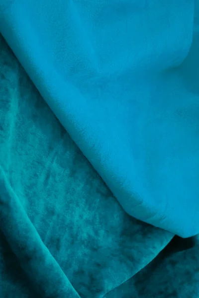 Texture Modello Modello Tessuto Seta Tessuto Colore Blu — Foto Stock