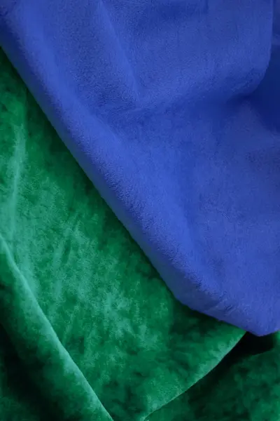 Texture Sfondo Modello Cartolina Tessuto Seta Blu Blu — Foto Stock
