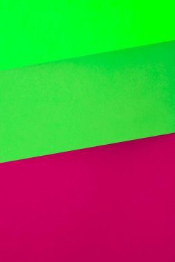 yeşil ve sarı arkaplan, soyut geometrik şekiller, kağıt kesiği