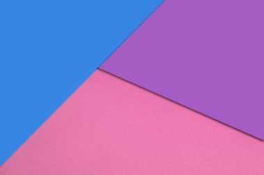 Renkli kağıt kesiği, geometrik desen arka planı. Geometrik şekiller, pastel renkler.