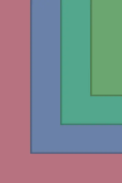 Minimale Eenvoudige Abstracte Kleurrijke — Stockfoto