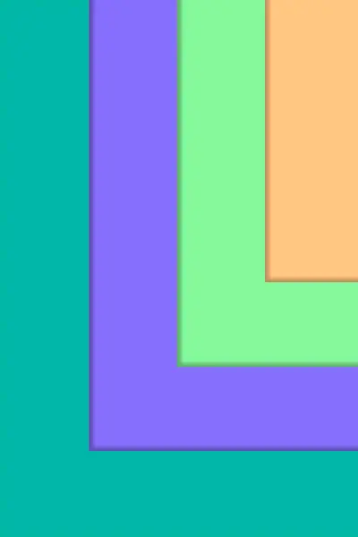 Kleurrijke Decoratieve Achtergrond Met Rechthoek Vierkant — Stockfoto
