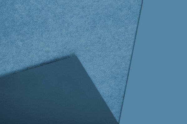 blue paper background with copy space 