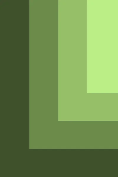 简洁明了的绿色 简朴的几何正方形图案设计 — 图库照片