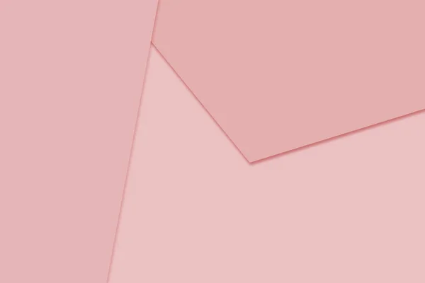 Sfondo Taglio Carta Rosa Rendering — Foto Stock
