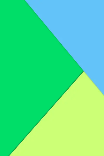 緑と青の背景にカラフルな線と形が違う コピースペースとテキストの抽象的な背景 ベクターイラスト — ストック写真