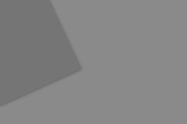 Gri kağıtlı gri arkaplan. 3D görüntüleme. 3d illüstrasyon. 