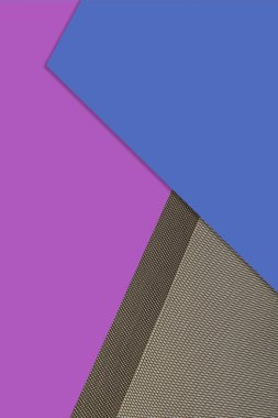 Soyut geometrik arkaplan. Gölgeli renkli kağıt kompozisyonu. tasarım ve arkaplan için yaratıcı kavram. 