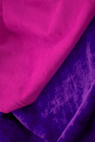 Textura Fondo Patrón Tela Roja Con Una Seda Pequeño Azul — Foto de Stock