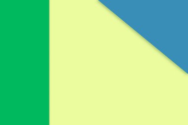 Renkli geometrik elementlerle soyut mavi arkaplan 