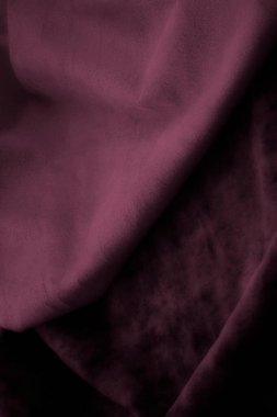 Kırmızı kadife kumaş doku arka plan 