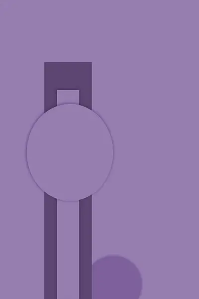 Icono Púrpura Sobre Fondo Violeta Vertical — Foto de Stock