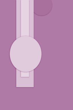 Gölge simgesi ve mobil uygulama arkaplanı olan düz