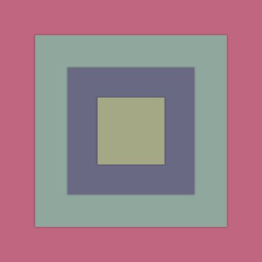 kare simgesi, düz vektör illüstrasyonu