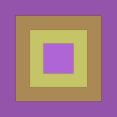 Uzun gölgeli kare simgesi. Vektör çizimi. düz tasarım biçimi.