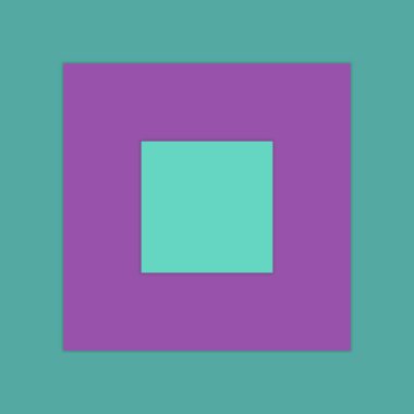 kare çerçeve simgesi düz stil izole arkaplan