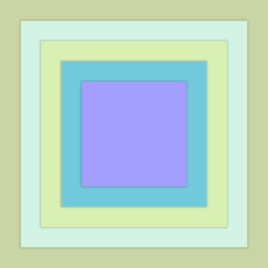 Beyaz üzerine renkli resim çerçeveleri