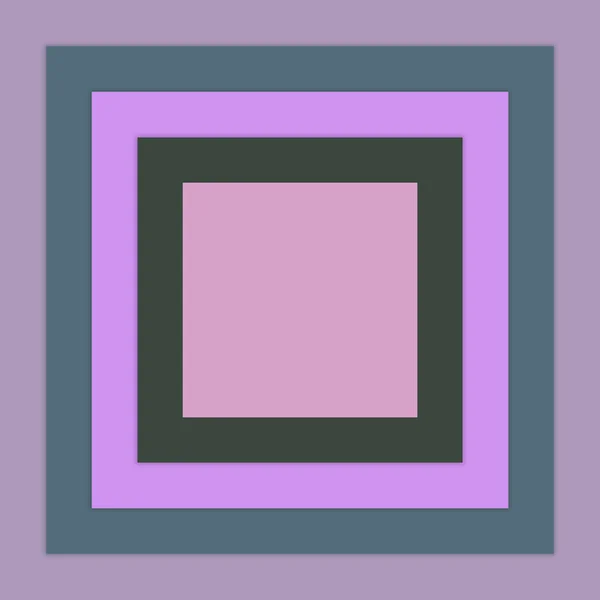 Τετράγωνο Εικονίδιο Διανυσματική Απεικόνιση — Φωτογραφία Αρχείου