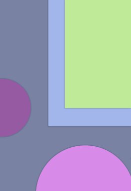 renkli basit soyut iş balonu tasarımı