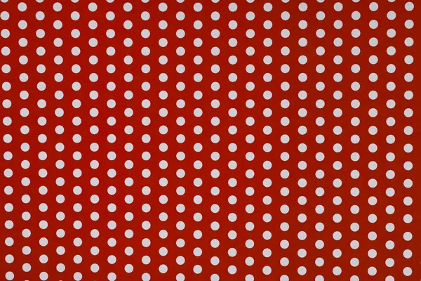 Polka Dotted Pattern Red Background — Stock Photo, Image