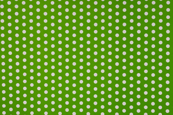 Green Polka Dot Pattern — Stock Photo, Image