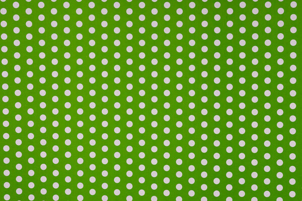green polka dot pattern