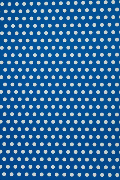 Blue Polka Dot Pattern — Stock Photo, Image