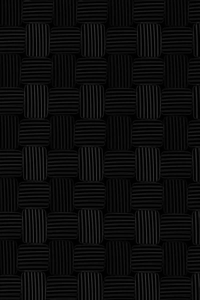 Bezszwowy Wzór Wektorowy Czarno Białych Geometrycznych Kształtach — Zdjęcie stockowe