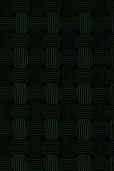 Textura Tecido Verde Escuro Com Padrão Tecido Padrão Sem Costura — Fotografia de Stock