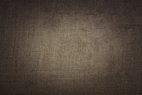Textura Tecido Fundo Têxtil Marrom Vista Superior — Fotografia de Stock