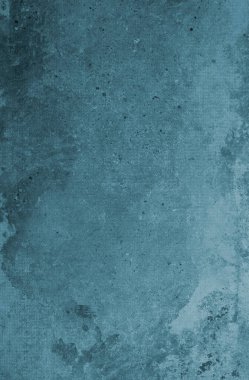Mavi kirli duvar arkaplanı veya dokusu.