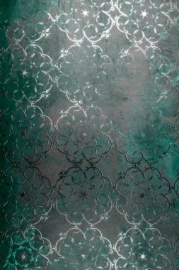 eski model ile yeşil arkaplan, tasarım şablonu