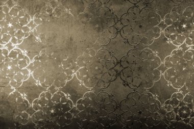 Süslü ve eski desenli klasik arkaplan