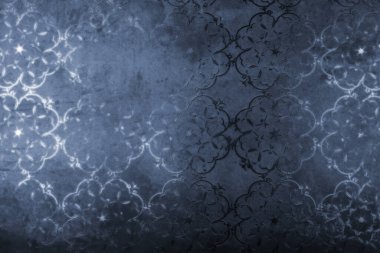 dantel ile mavi arka plan