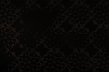 Siyah arkaplanı olan siyah kumaş