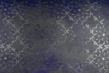 Pullu mavi dantelin arkaplan dokusu.