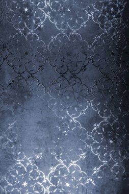 Kar taneleriyle mavi arkaplan