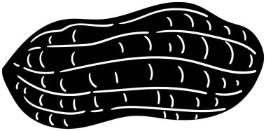 Fıstık ikonu ya da fındık illüstrasyon yaprağının logosu organik siluet ve doğal şekilli saglik için kabuk fıstık vektörü vektörü vektör arkaplan yeşili beslenme fındık kabuğu çerezi