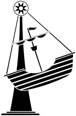 Eğlence vektörü parkı silueti ve eğlence biçimi oyunu için karnaval illüstrasyon logosu salıncak ikonu çocuk için eğlence amaçlı grafik eğlence arka plan eğlencesi ya da geminin oyun alanı