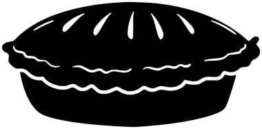 Pasta resimli yemek ikonu pasta logosu şükran günü pastası pastası tatlısı ya da bayram tatlısı ev yapımı güz tatlısı tart kabağı, elma kabağı, Amerikan kremalı tarçın dilimi grafiği.